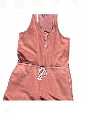 AERIE Romper in Dusty Rose